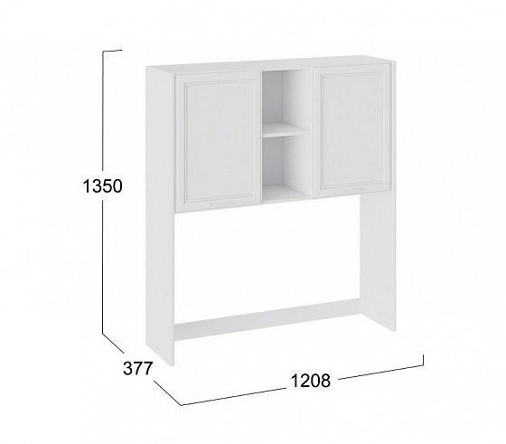 Шкаф навесной (настольный) "Франческа" ТД 312.15.11 - размеры